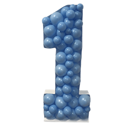 Number 1 (Filled Frame - no Background)