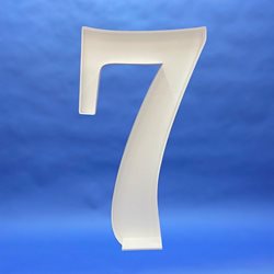 Number 7XL (Filled Frame)