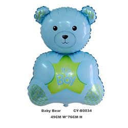 בלון מיילר 20 - דובי IT'S A BOY כחול.