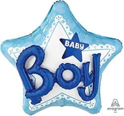 בלון תלת מימד כוכב ענק BOY.