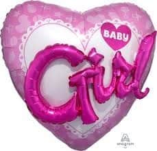 בלון תלת מימד כוכב ענק GIRL.