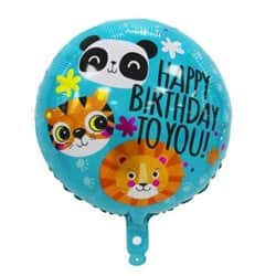 בלון מיילר עגול 18" - HBD חיות