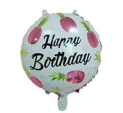 בלון מיילר 18" - HBD אננס ורוד