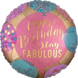 בלון מיילר 18 HBD STAY FABULOUS.