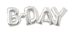 בלון 35" - B-DAY כסוף