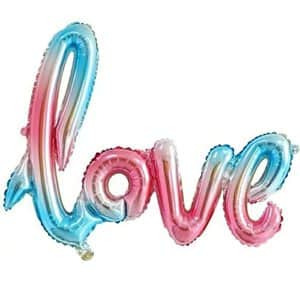 בלון מיילר 43" - LOVE אומברה פסטל