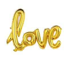 סט בלונים LOVE זהב