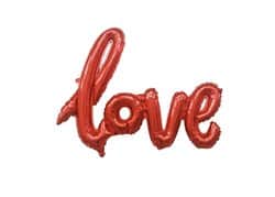 סט בלונים - LOVE אדום