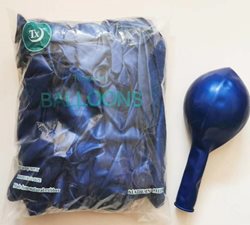 בלוני לטקס 18 - וינטג' כחול כהה 50 יח'