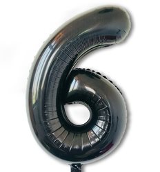 בלון ספרה 40 שחור-6