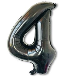 בלון ספרה 40 שחור-4