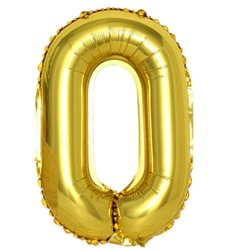 בלון ספרה 40'' זהב-0
