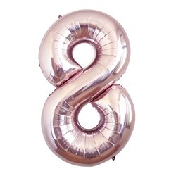 בלון ספרה 40 רוז גולד - 8