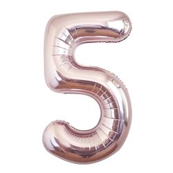 בלון ספרה 40 רוז גולד - 5