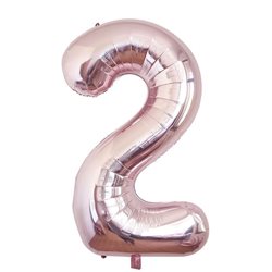 בלון ספרה 40 רוז גולד - 2