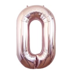 בלון ספרה 40 רוז גולד - 0