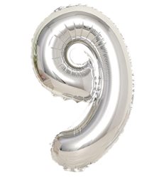 בלון ספרה 40 כסף-9