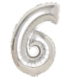 בלון ספרה 40 כסף-6