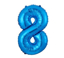 בלון ספרה 40 כחול -8
