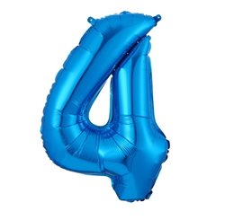 בלון ספרה 40 כחול -4