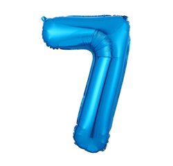 בלון ספרה 40 כחול -7
