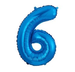 בלון ספרה 40 כחול -6