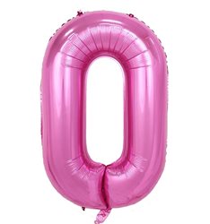בלון ספרה 40 ורוד-0