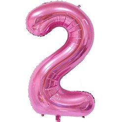 בלון ספרה 40 ורוד-2