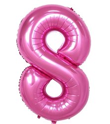 בלון ספרה 40 ורוד-8