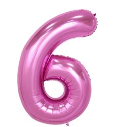 בלון ספרה 40 ורוד-6
