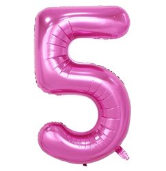 בלון ספרה 40 ורוד-5