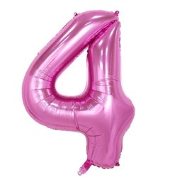 בלון ספרה 40 ורוד-4