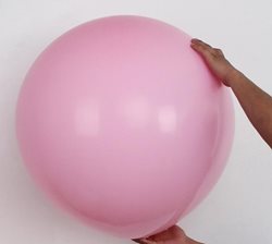 בלון לטקס 36 פיתה 10 יח בחבילה - צבע ורוד