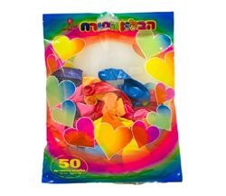 50 בלונים בשקית-מעורב