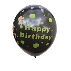 12 שחור HB D מנוקד צבעוני 50יח'