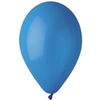 בלון לטקס פלוצ'יני 9 כחול פסטל 100יח'