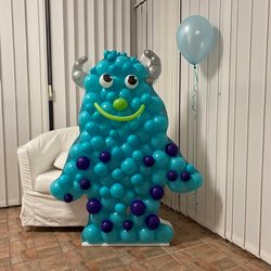 תבנית לבלונים מפלצת- במידה 130 ס"מ על 100 ס"מ