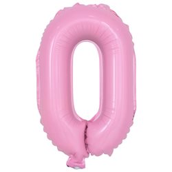 בלון ספרה 40 ורוד בייבי - 0