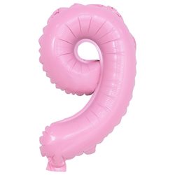 בלון ספרה 40 ורוד בייבי - 9