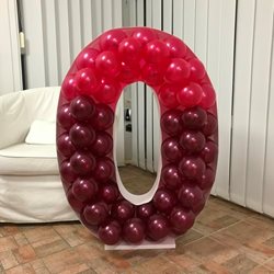 תבנית לבלונים מספר 0 - במידה 120 ס"מ על 91 ס"מ