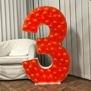 תבנית לבלונים מספר 3 - במידה 120 ס"מ על 76 ס"מ