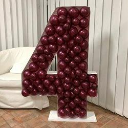 תבנית לבלונים מספר 4 - במידה 120 ס"מ על 82 ס"מ