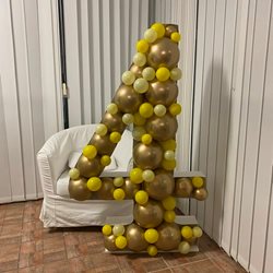 תבנית לבלונים מספר 4 XL- במידה 150 ס"מ על 90 ס"מ