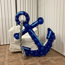 תבנית לבלונים עוגן- במידה 120 ס"מ על 87 ס"מ