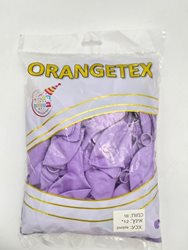 בלון לטקס 12 מקארון - סגול 100 יח' ORANGETEX