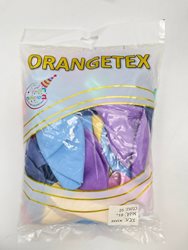 בלון לטקס 18 - מיקס צבעוני 25 יח' ORANGETEX