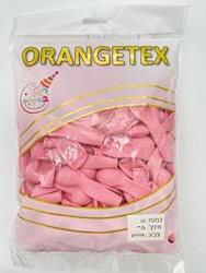 בלון מקרון 5 - צבע ורוד בייבי 100 יח' ORANGETEX