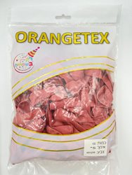 בלון מקרון 5 - צבע ורוד עתיק 100 יח' ORANGETEX