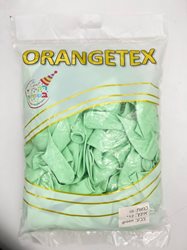 בלון מקרון 12 -צבע ירוק בהיר 100 יח' ORANGETEX