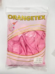בלון מקרון 18 - צבע ורוד בייבי 25 יח' ORANGETEX